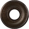 Ekena Millwork Berkshire PVC Medallion (Canopies up to 4 1/2"), 10"OD x 3 1/2"ID x 3/4"P, Metallic Mystic Brown CMP10BEAMB - alternate 1